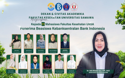 11 MAHASISWA FAKULTAS KESEHATAN BERHASIL MERAIH BEASISWA BI